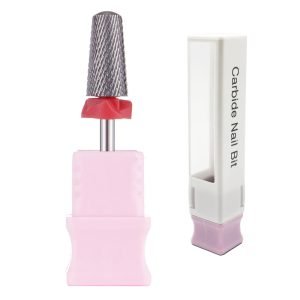 3/32” Volcano Shape Cross Cut None Coating Tungsten Carbide Nail Drill Bits - Model T16