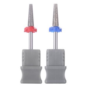 Diamond Cuticle Bit | 4mm Long Tapered Barrel | For Russian Manicure & Under Nail Cleaning | 3/32" Shank | E5 E6