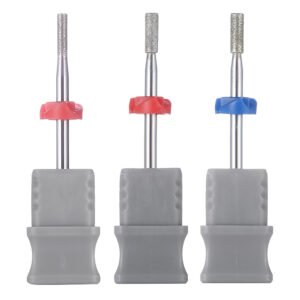 Diamond Cuticle Bit | Flat Top Barrel (1.9mm & 2.3mm) | Pocket Opener & Sidewall Cleaner | 3/32" Shank | E22 E37 E38