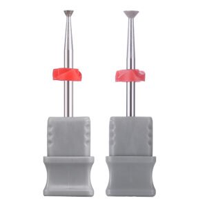 Diamond Nail Bit | Inverted Cone (2.3mm & 4.1mm) | Excess Gel & Glue Remover | 3/32" Shank | E17 E18 E23 E24