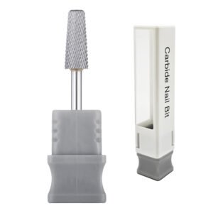 3/32” Small Tapered Barrel Shape Chamfer Top Cross Cut None Coating Tungsten Carbide Nail Drill Bits – Model T9